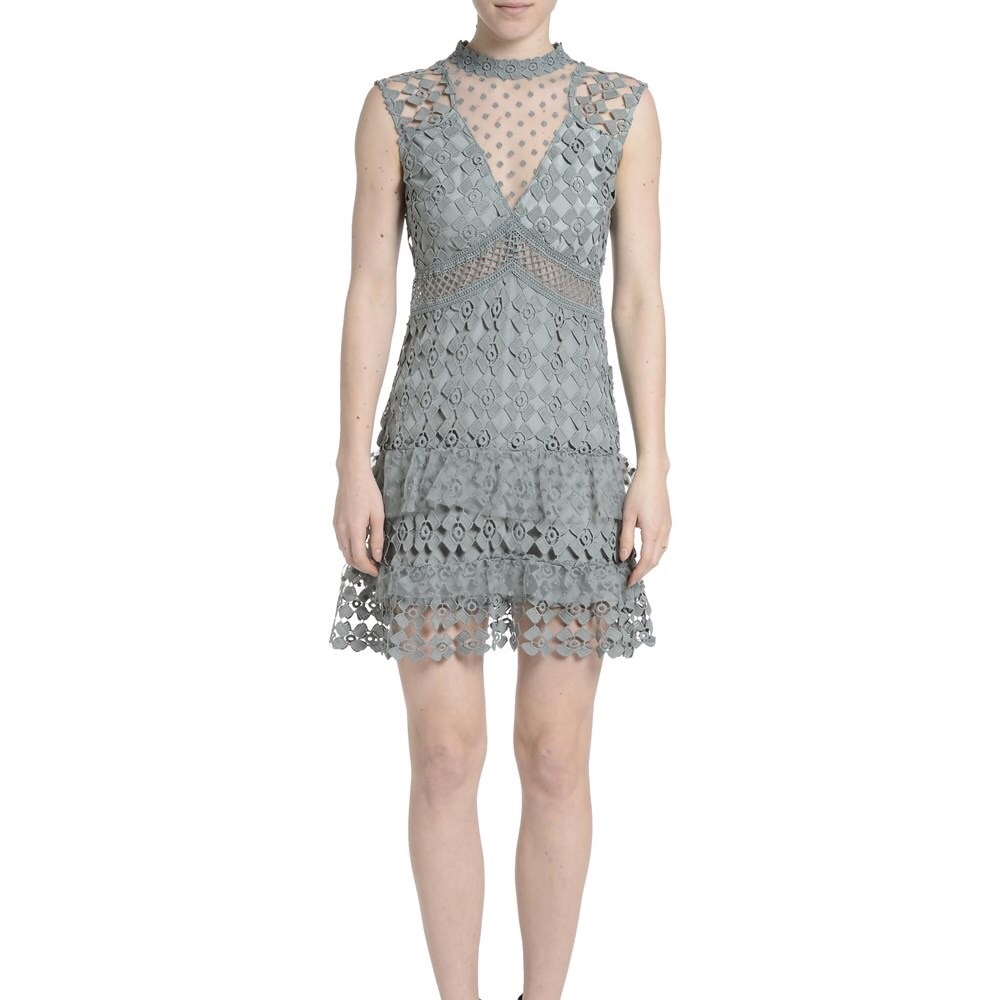 NWT ☘️Romeo&Juliet Couture Crochet Lace & Mesh Woven S